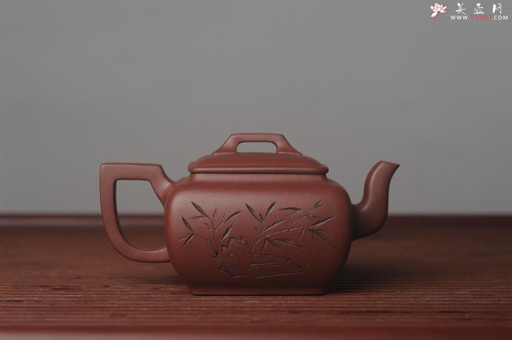 紫砂壶图片:美壶特惠 精品宝瑟四方方樽 陈俊儒精心装饰 - 美壶网