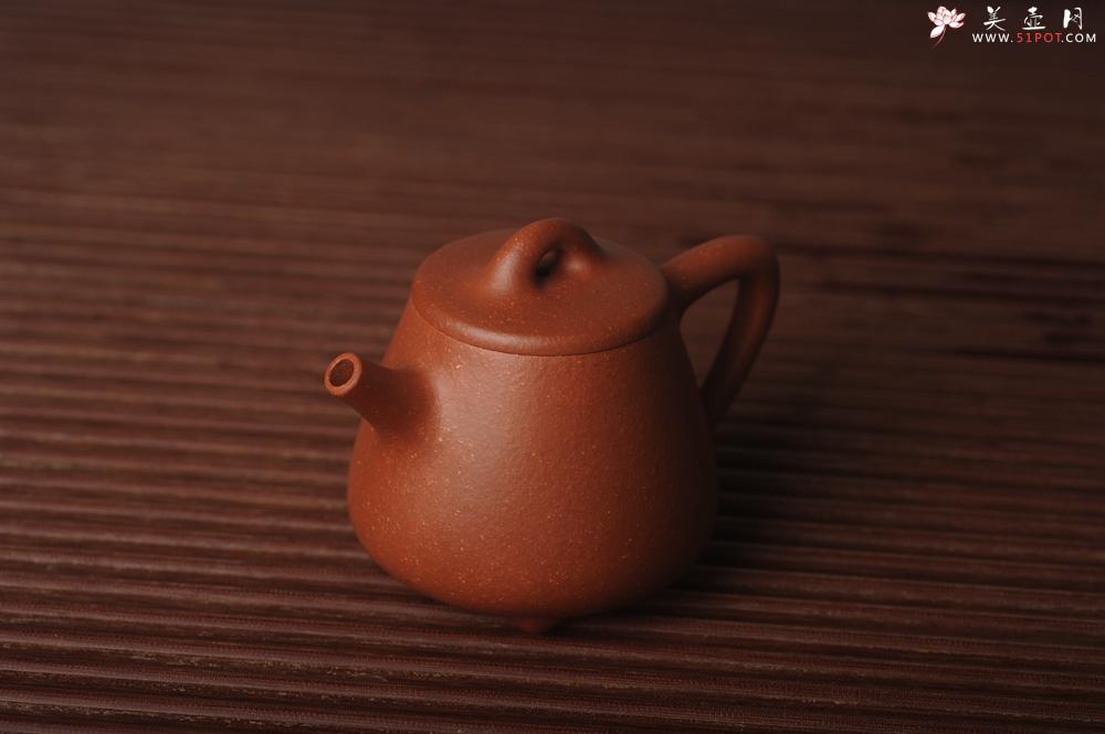 紫砂壶图片：美壶特惠  精工红降坡泥高石瓢 茶人醉爱 - 美壶网