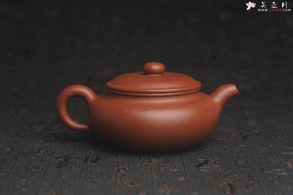 紫砂壶图片：美壶特惠  精致特好降坡泥扁仿古 茶人醉爱 - 美壶网