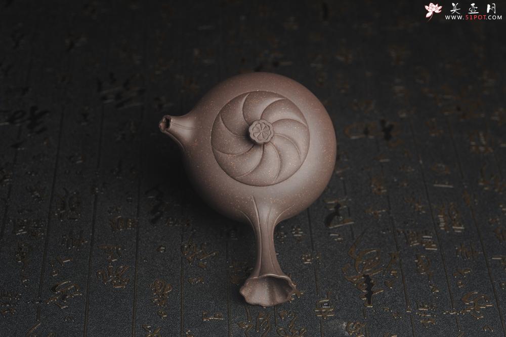 紫砂壶图片：美壶特惠 精致青灰段泥唐羽壶 造型别致 茶人醉爱 - 美壶网