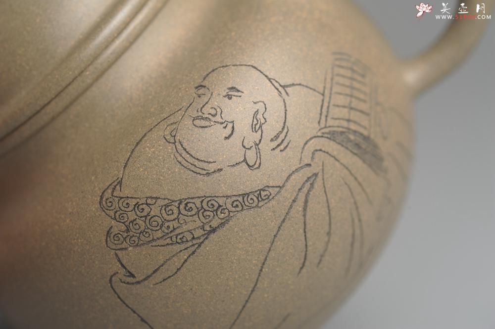 紫砂壶图片：美壶特惠 优质青段精致寿珍掇球壶 茶人醉爱 - 美壶网