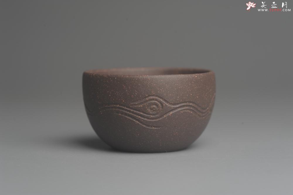 紫砂壶图片：美壶特惠 优质青灰段泥精致行云流水套组 一壶（180cc）二杯一醒茶罐（280cc） - 美壶网