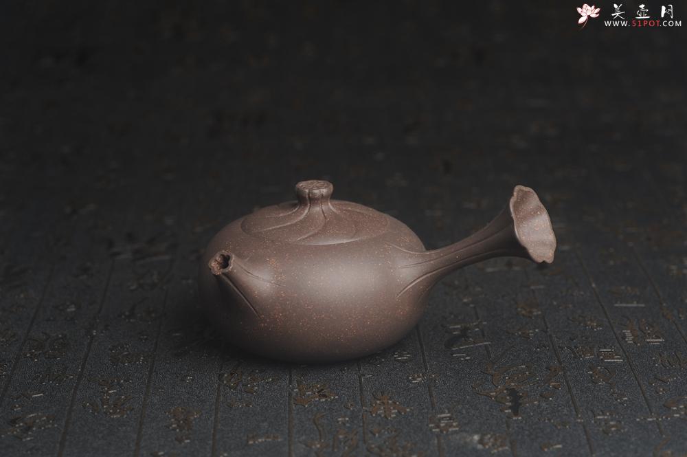 紫砂壶图片：美壶特惠 精致青灰段泥唐羽壶 造型别致 茶人醉爱 - 美壶网