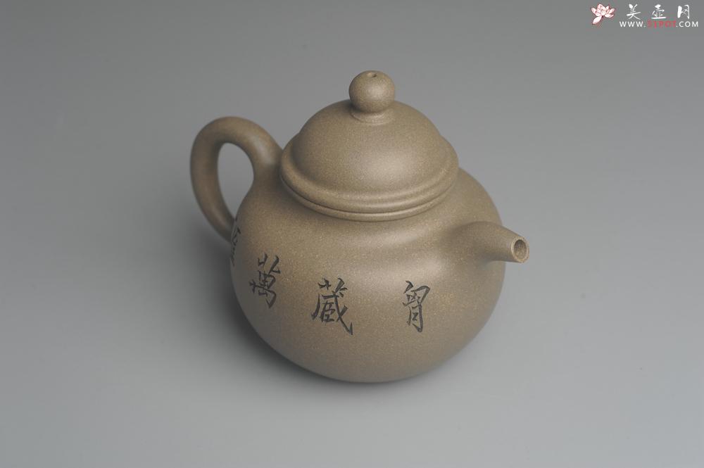 紫砂壶图片：美壶特惠 优质青段精致寿珍掇球壶 茶人醉爱 - 美壶网