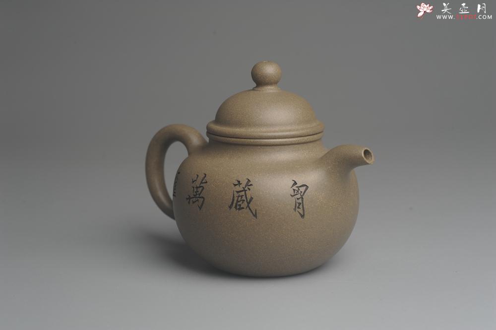 紫砂壶图片：美壶特惠 优质青段精致寿珍掇球壶 茶人醉爱 - 美壶网