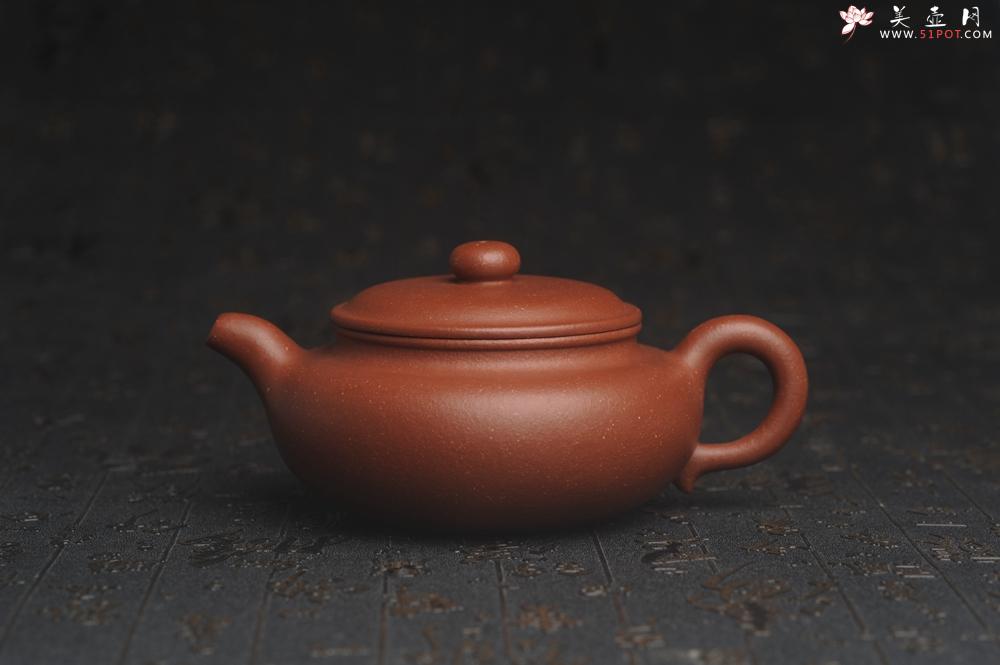紫砂壶图片：美壶特惠  精致特好降坡泥扁仿古 茶人醉爱 - 美壶网