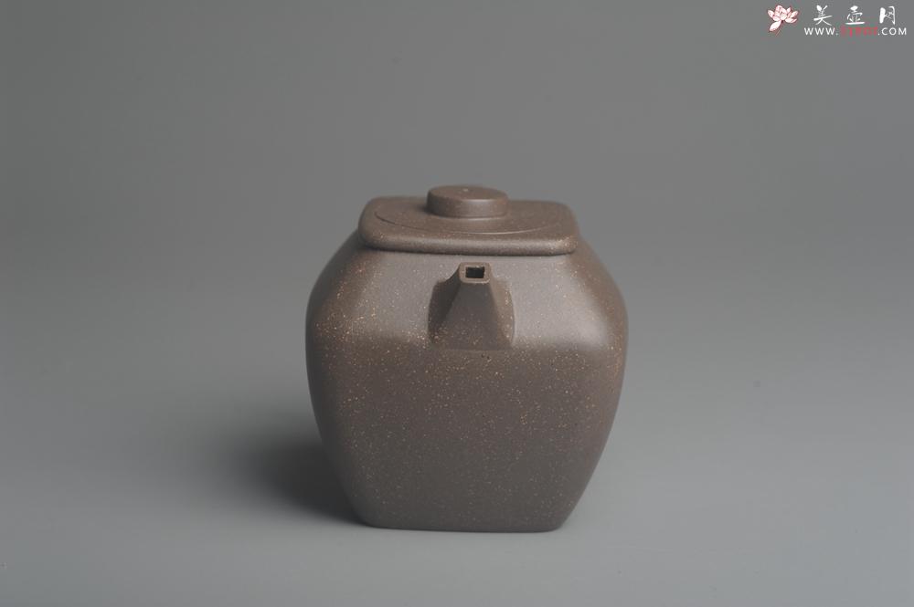 紫砂壶图片：美壶特惠 优质青灰段泥精致混方巨轮壶 茶人醉爱 - 美壶网