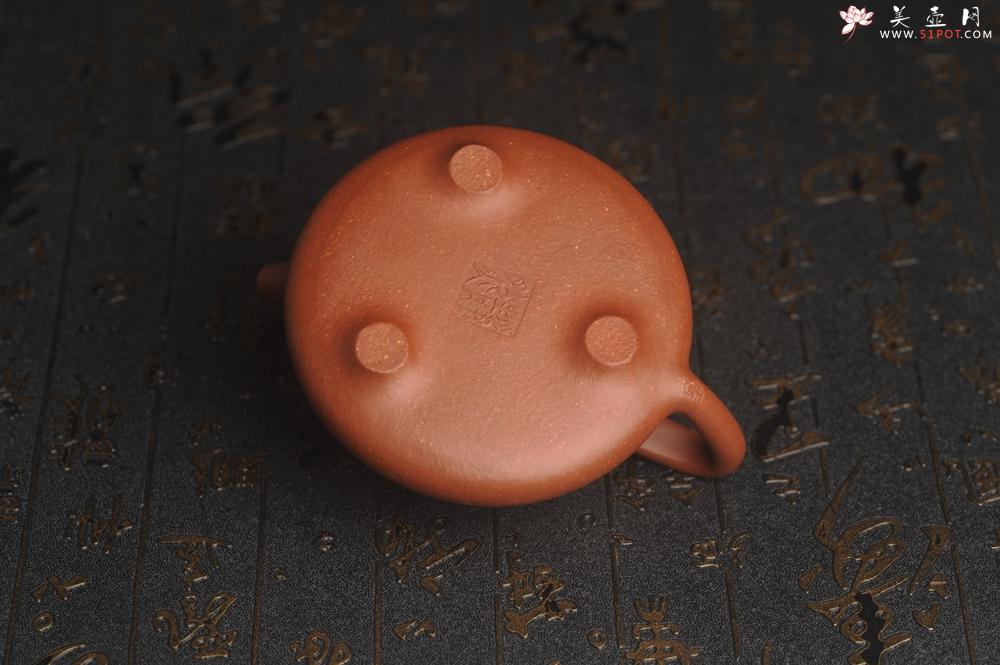 紫砂壶图片：美壶特惠 超精致特好降坡泥小品子冶石瓢 泥绘梅花鸟 特文气 - 美壶网