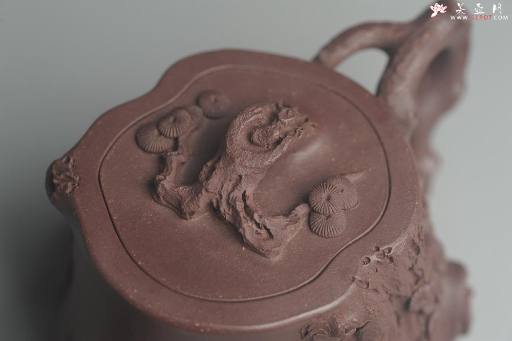 紫砂壶图片:实力精品全手工松桩 肌理丰富 越品越有味道 壶好的不要不要的 眼力好的速度下手 - 美壶网