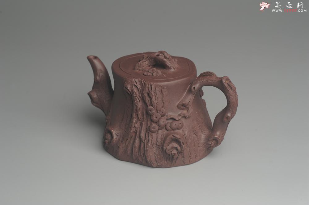 紫砂壶图片:实力精品全手工松桩 肌理丰富 越品越有味道 壶好的不要不要的 眼力好的速度下手 - 美壶网