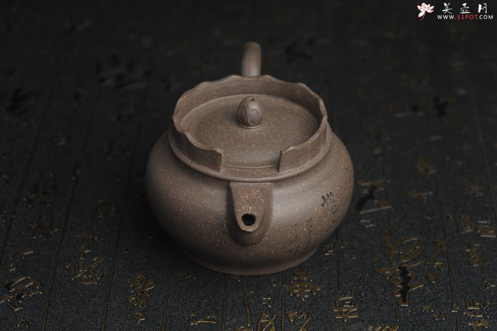 紫砂壶图片：美壶特惠 优质青灰段泥精致僧帽壶 茶人醉爱 - 美壶网