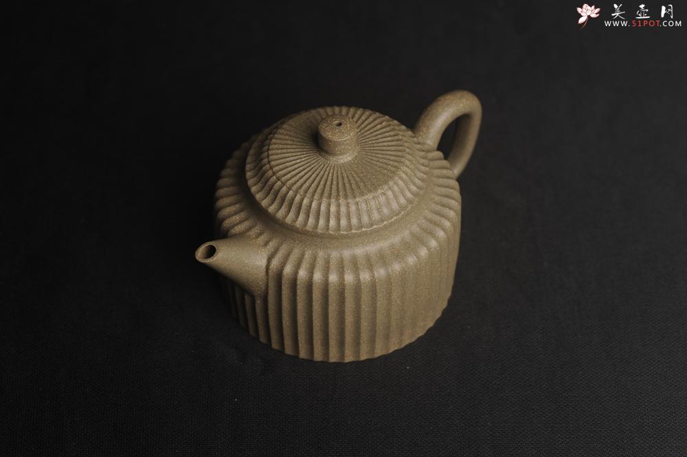 紫砂壶图片：美壶特惠 精致青段剑流德中壶 茶人醉爱 - 美壶网