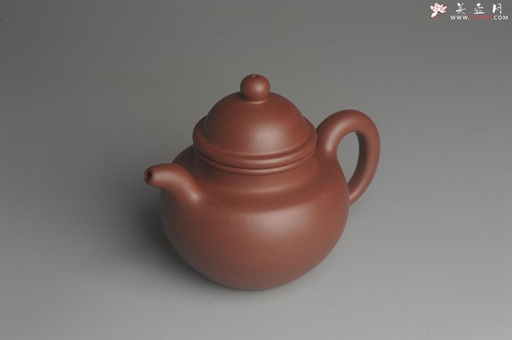 紫砂壶图片：油润底曹青 全手工寿珍掇球 深得老味 做工灰常好 请君细品 作品说话 - 美壶网