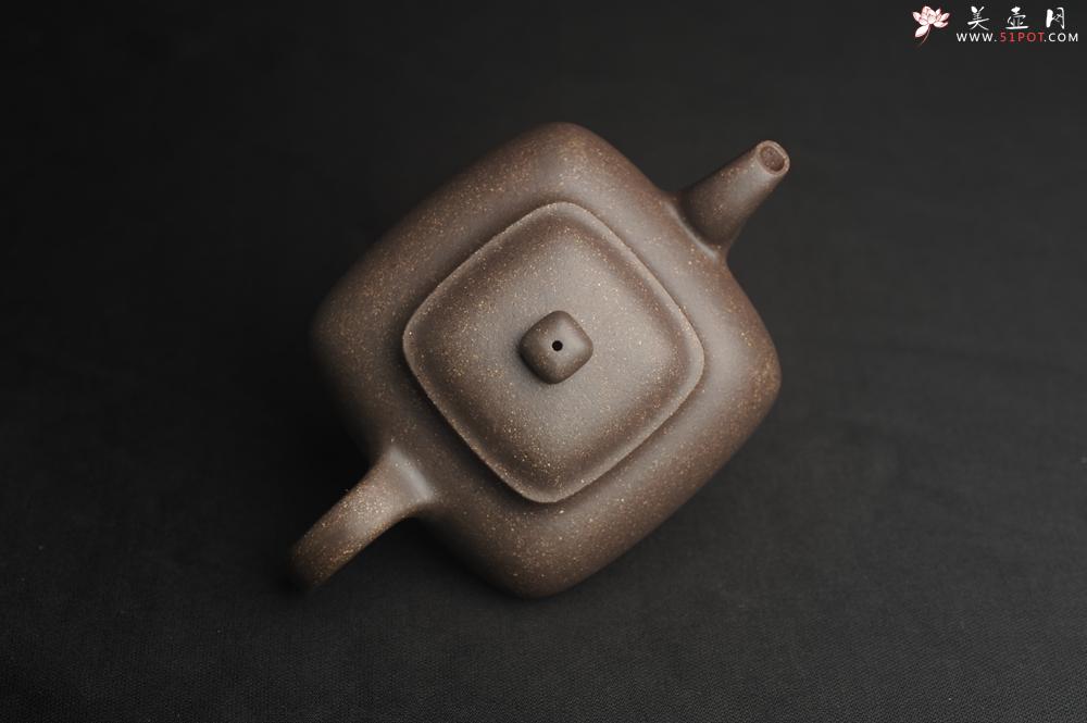 紫砂壶图片：实力派张海艳全手工特好老青灰段泥传炉壶 线面挺括 大气 做工特好 - 美壶网