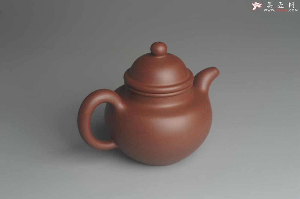 紫砂壶图片：油润底曹青 全手工寿珍掇球 深得老味 做工灰常好 请君细品 作品说话 - 美壶网