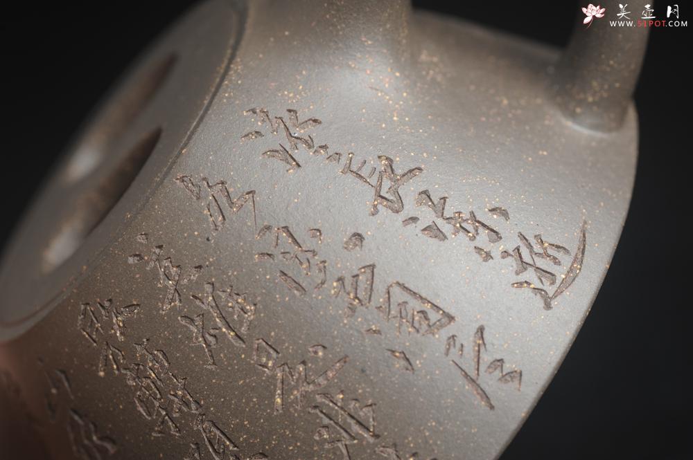 紫砂壶图片：美壶特惠 精致青段牛盖霸王石瓢 古今多少事都付笑谈中 - 美壶网