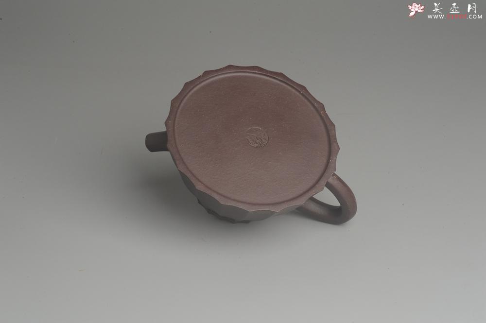 紫砂壶图片：美壶特惠 精致紫泥筋囊霸王石瓢 实用 - 美壶网