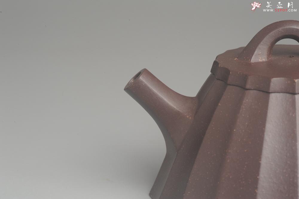 紫砂壶图片：美壶特惠 精致紫泥筋囊霸王石瓢 实用 - 美壶网