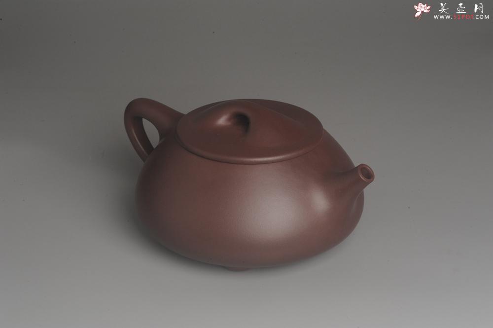 紫砂壶图片：美壶特惠 学学老师超大精致紫泥祥云满瓢茶壶 茶人醉爱 - 美壶网
