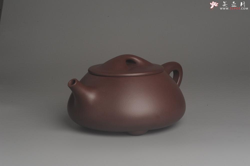 紫砂壶图片：美壶特惠 学学老师超大精致紫泥祥云满瓢茶壶 茶人醉爱 - 美壶网