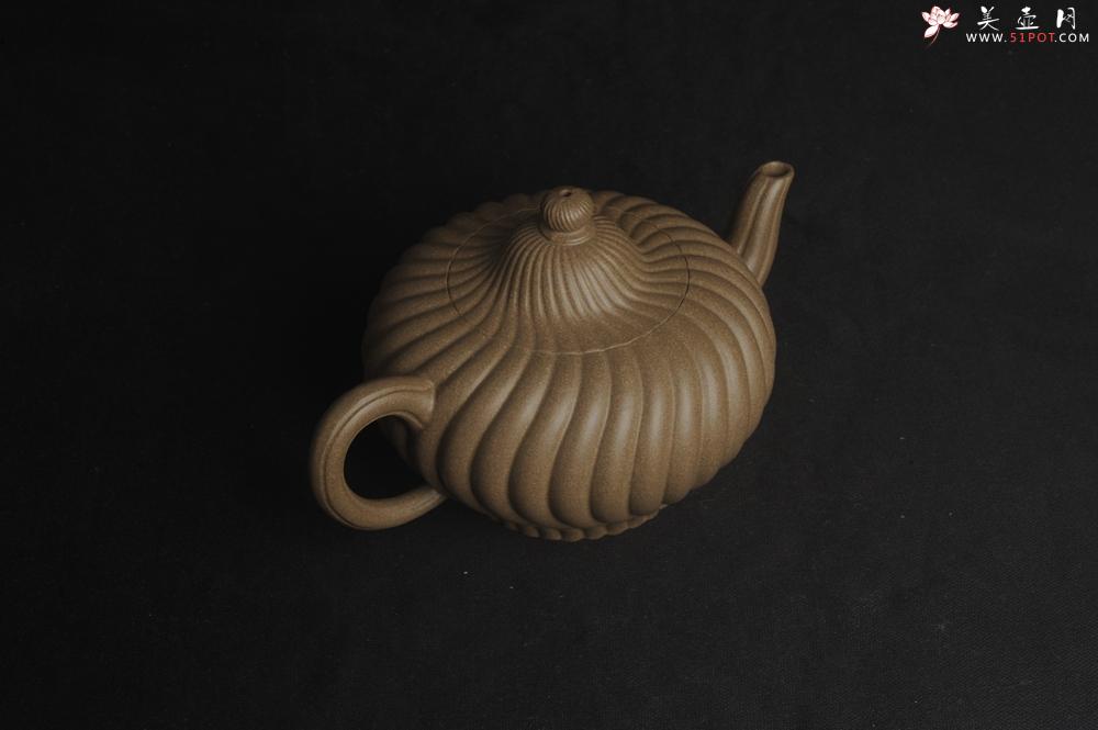 紫砂壶图片：美壶特惠 精致青段旋风紫砂壶 - 美壶网