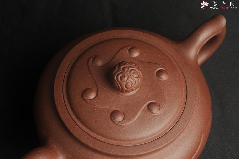 紫砂壶图片:美壶特惠 优质紫泥精工三角如意壶 嵌盖难度大 - 美壶网