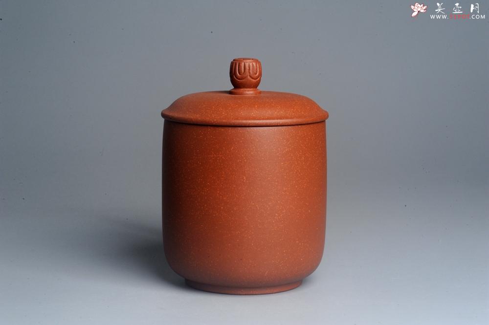 紫砂壶图片：美杯特惠 精致降坡泥澄怀盖杯 紫砂杯 - 美壶网