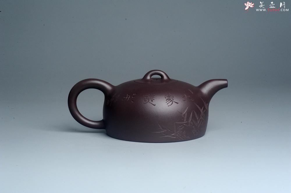 紫砂壶图片:潜力股周小培老师 油润底槽清 卡盖难度相当大 全手工大半月紫砂壶 大象无形 特文气 期待与亲结缘 - 美壶网