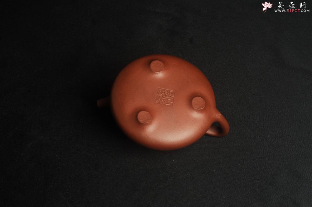 紫砂壶图片:特好底曹青 全手工品茗悟道小子冶石瓢 装饰特文气 期待与亲结缘 - 美壶网