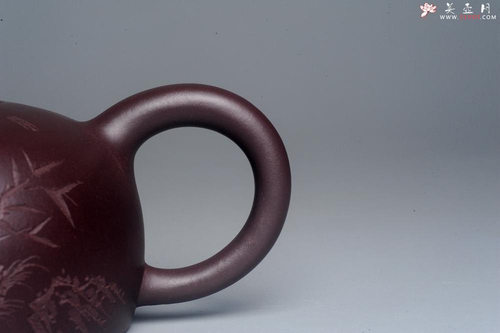 紫砂壶图片:潜力股周小培老师 油润底槽清 卡盖难度相当大 全手工大半月紫砂壶 大象无形 特文气 期待与亲结缘 - 美壶网