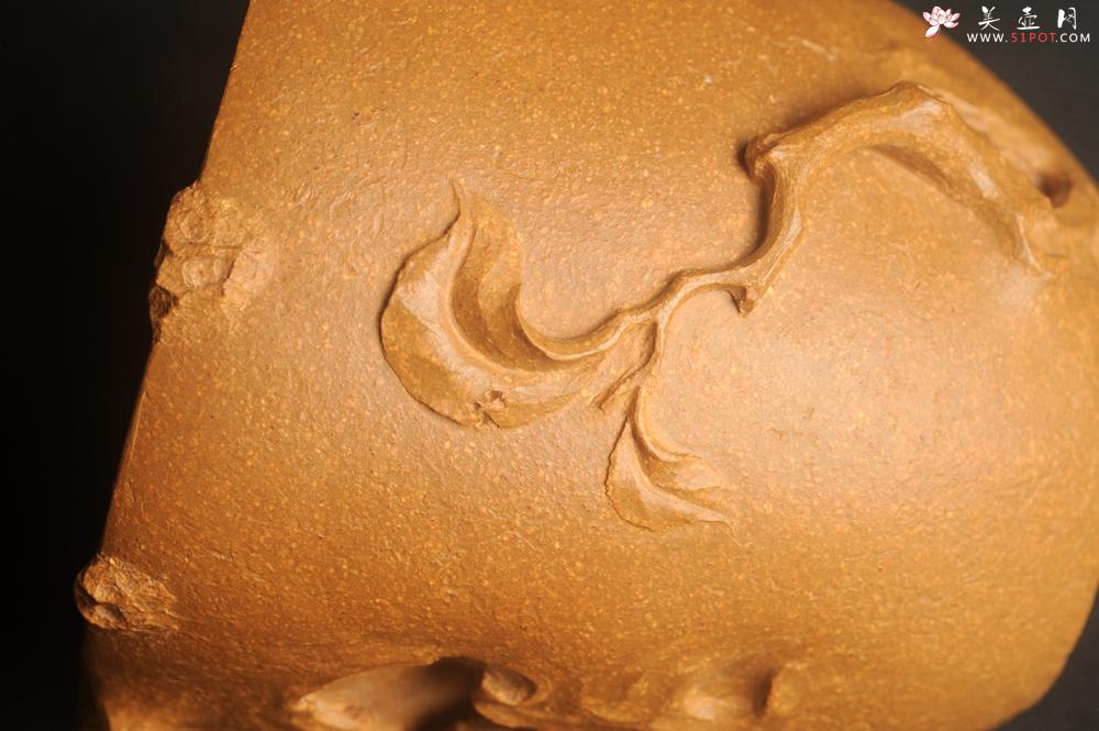 紫砂壶图片：美杯特惠 潜力股赵老师 全手工老黄段泥公道杯 贴页灵动 - 美壶网