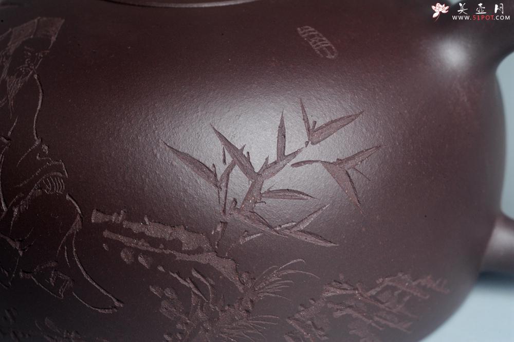 紫砂壶图片:潜力股周小培老师 油润底槽清 卡盖难度相当大 全手工大半月紫砂壶 大象无形 特文气 期待与亲结缘 - 美壶网