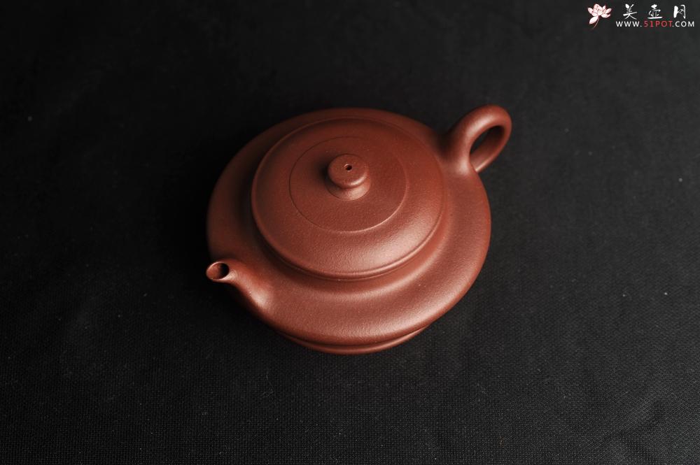 紫砂壶图片:美壶特惠 学学老师精工力作 四号井深井紫泥小虚扁茶壶 小品特难做 - 美壶网