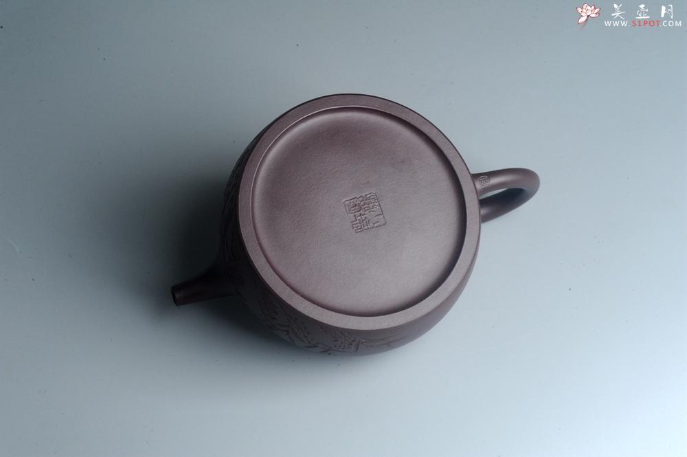 紫砂壶图片:潜力股周小培老师 油润底槽清 卡盖难度相当大 全手工大半月紫砂壶 大象无形 特文气 期待与亲结缘 - 美壶网