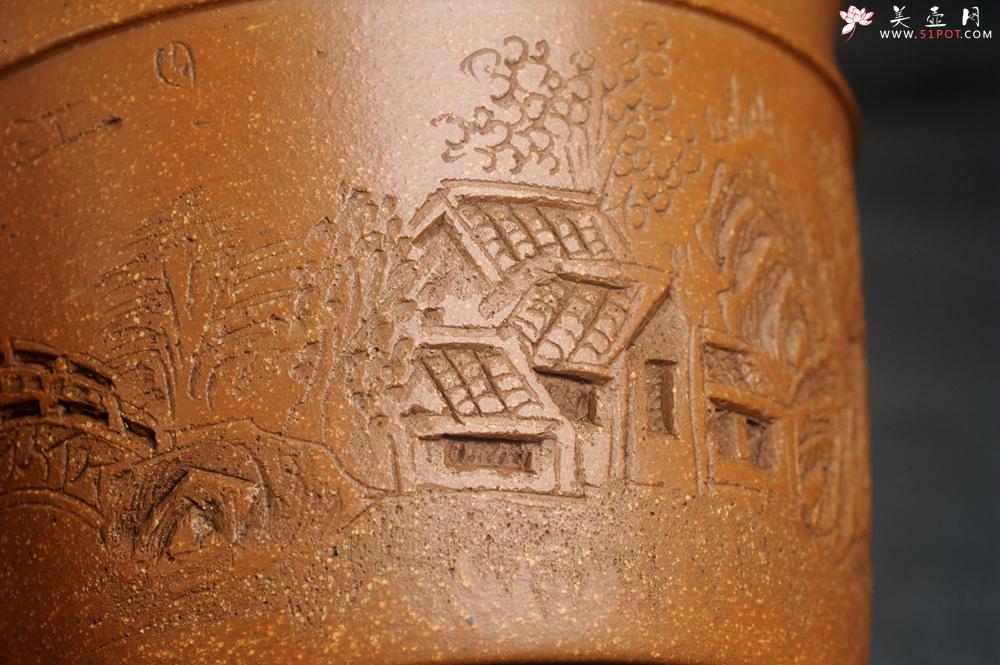 紫砂壶图片:美杯特惠 精致降坡泥江南春主人杯 - 美壶网