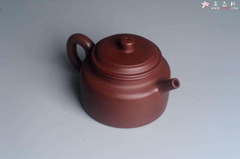 紫砂壶图片：油润黄龙山4号深井红皮龙 全手工德中壶 做工特好 - 美壶网