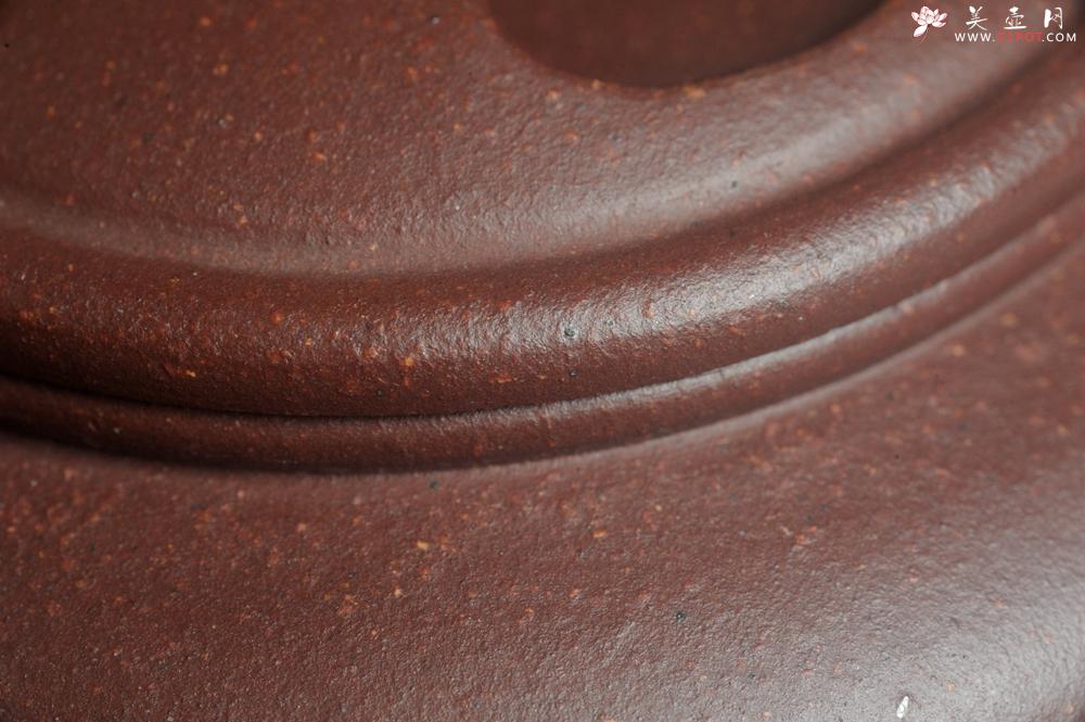 紫砂壶图片：美壶网紫砂壶特惠 精致紫泥手工牛盖井栏茶壶 茶具 - 美壶网