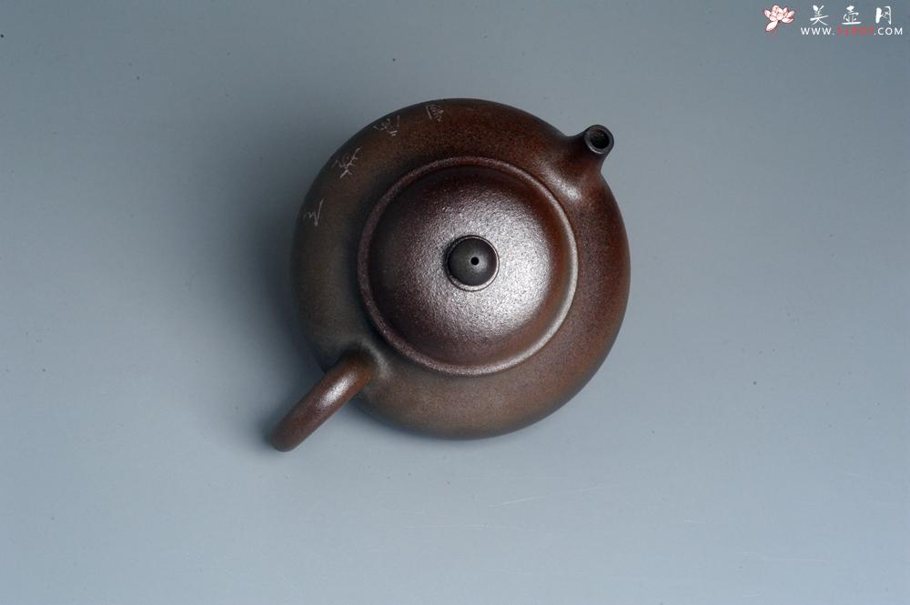 紫砂壶图片：美壶特惠 精致柴烧青灰泥容天壶手工紫砂壶 茶壶 茶具 单壶 - 美壶网