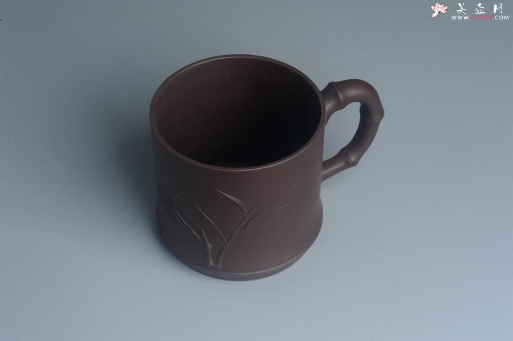 紫砂壶图片：美杯年底特惠 助工精工制作竹节盖杯 自用送礼佳品 - 美壶网