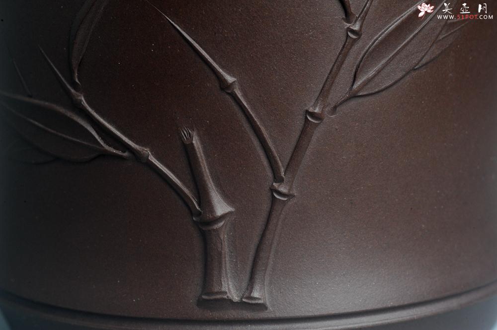 紫砂壶图片：美杯年底特惠 助工精工制作竹节盖杯 自用送礼佳品 - 美壶网