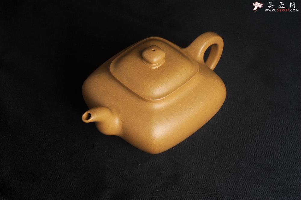 紫砂壶图片：实力派张海艳 全手精工黄金段泥传大炉壶 泥料做工俱佳 期待与您结缘 - 美壶网