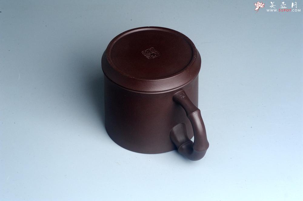 紫砂壶图片：美杯年底特惠 助工精工制作竹节盖杯 自用送礼佳品 - 美壶网