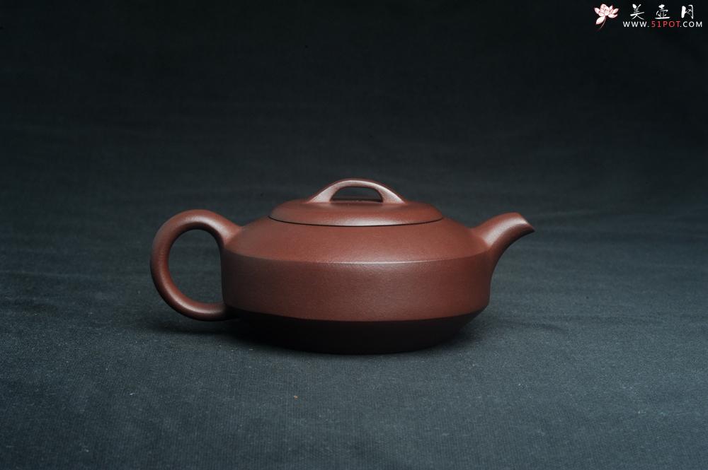 紫砂壶图片：美壶特惠 油润老紫泥汉君壶 茶人醉爱 - 美壶网