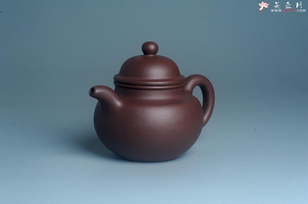 紫砂壶图片：油润底曹青 全手工寿珍掇球 深得老味 做工灰常好 请君细品 作品说话 - 美壶网