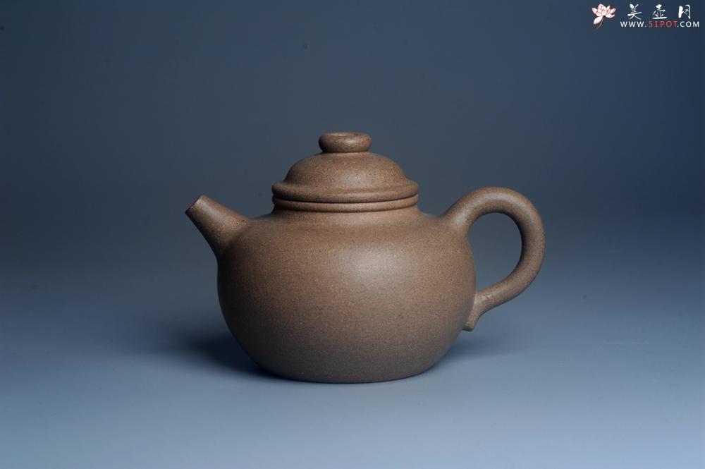 紫砂壶图片：特好高温本山老段泥 全手工大彬圈钮紫砂壶 - 美壶网