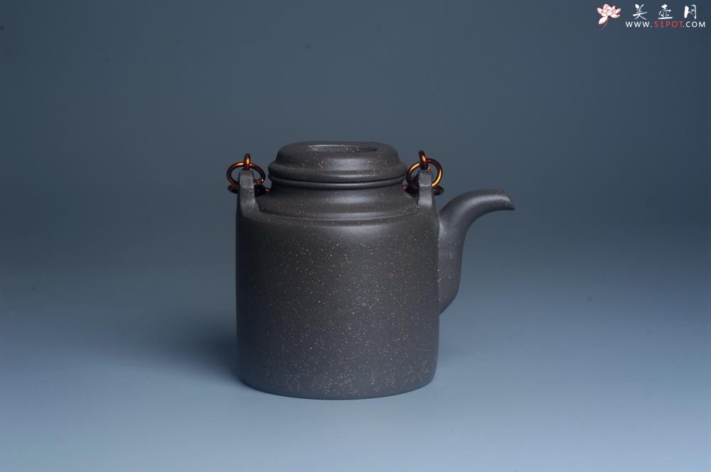 紫砂壶图片:美壶特惠 精致青段洋桶壶 清茶品日月 老酒醉人生 - 美壶网