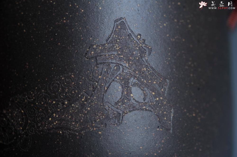 紫砂壶图片:美壶特惠 精致青段洋桶壶 清茶品日月 老酒醉人生 - 美壶网