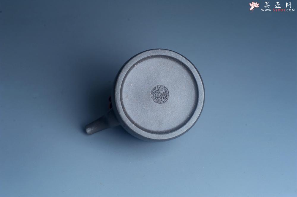 紫砂壶图片:美壶特惠 精致青段洋桶壶 清茶品日月 老酒醉人生 - 美壶网