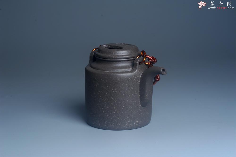 紫砂壶图片:美壶特惠 精致青段洋桶壶 清茶品日月 老酒醉人生 - 美壶网