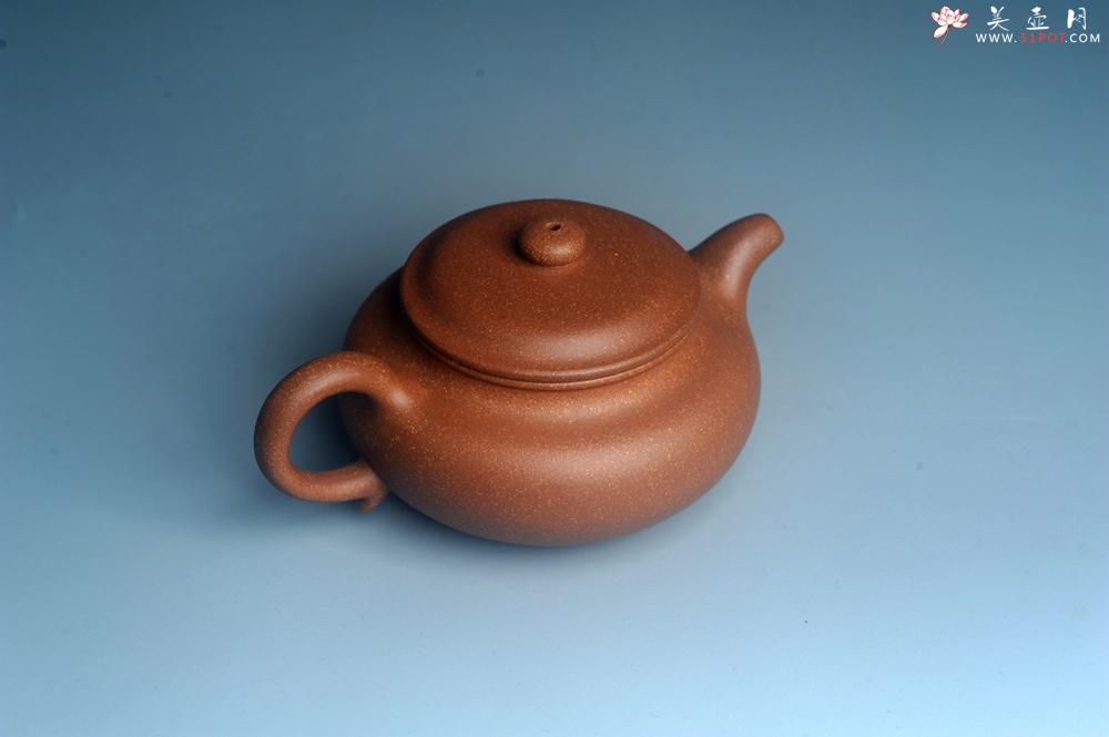 紫砂壶图片：美壶特惠 精致黄降坡泥仿古壶 茶人醉爱 - 美壶网